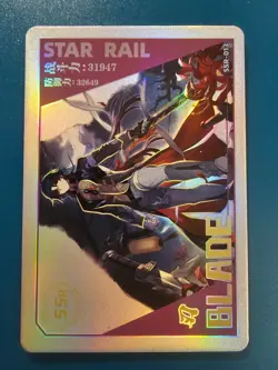 Honkai: Star Rail Premium Foil Card SSR-013 Blade Thick Stock Goddess Story - Image 1