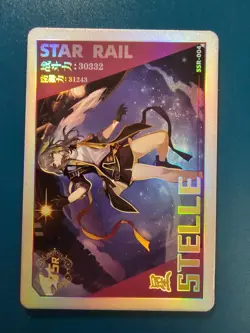 Honkai: Star Rail Premium Foil Card SSR-004 Stelle - Thick Stock Goddess Story - Image 1