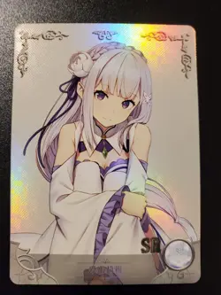 Goddess Story Waifu Anime Card - Re:Zero - Emilia - NS-2M08SR-01 - Image 1