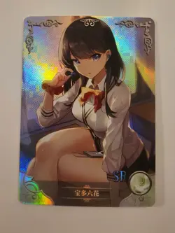 SSSS.Gridman Takarada Rikka SR NS-5M08SR-14 Goddess Story Anime TCG CCG Card - Image 1