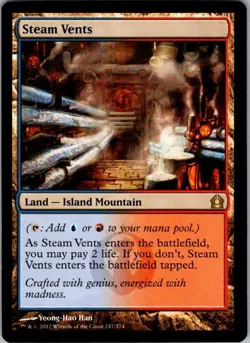 Magic The Gathering Steam Vents RTR 247 NM - Image 1