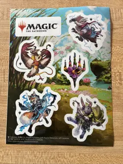 Sticker Sheet 6 Stickers Bloomburrow Promo Stickers Magic The Gathering MTG BLB - Image 1