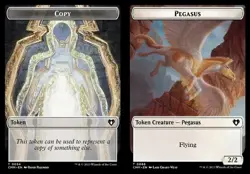 [1x] Copy (0054) // Pegasus (0066) Double-Sided Token Near Mint, English Command - Image 1