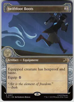 MTG Swiftfoot Boots (Showcase) Normal NM Avatar The Last Airbender Eternal Magic - Image 1
