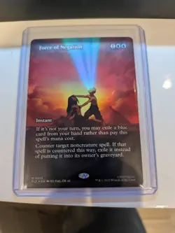force of negation Nm Near Mint Borderless Foil Magic The Gathering - Image 1