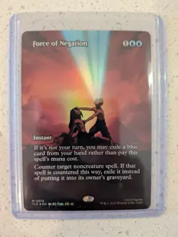force of negation Nm Near Mint Borderless Foil Magic The Gathering - Image 2