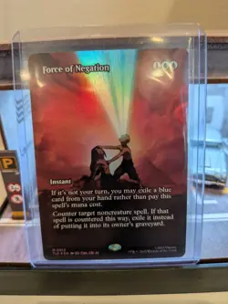 force of negation Nm Near Mint Borderless Foil Magic The Gathering - Image 3