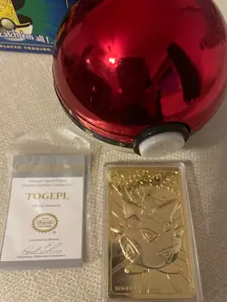 Pokemon 23K Gold Plated Trading Card | Togepi | Burger King Edition - Image 2