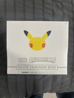 Pokemon TCG Celebrations Elite Trainer Anniversary Edition New Factory Sealed - Image 1