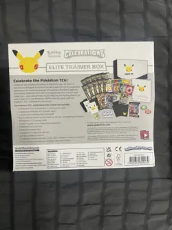 Pokemon TCG Celebrations Elite Trainer Anniversary Edition New Factory Sealed - Image 3