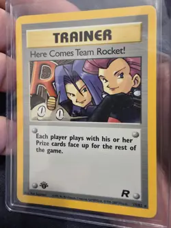 Pokemon TCG Here Comes Team Rocket 1st Edition 2000 Gym Challenge 15/82 LP-NM - Image 1