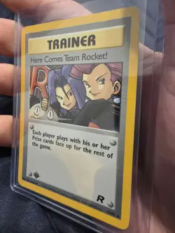 Pokemon TCG Here Comes Team Rocket 1st Edition 2000 Gym Challenge 15/82 LP-NM - Image 2