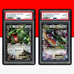 Pokemon PSA 10 SET M Rayquaza EX Holo The Best of XY 104 105 171 Mega Japanese - Image 1