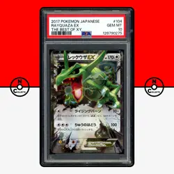 Pokemon PSA 10 SET M Rayquaza EX Holo The Best of XY 104 105 171 Mega Japanese - Image 3