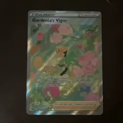 Pokemon Sword-Shield Full Art Gardenias Vigor Crown Zenith #GG61 - Image 1