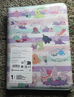 SEALED NEW We’re Goomy Zip Binder Pokemon Center Exclusive - Image 1