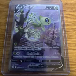 Pokemon TCG Celebi v 245/264 Fusion Strike Alternate Art Rare Holo - Image 1