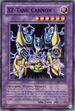 Yugioh XZ-Tank Cannon MFC-053 Super Rare LP Yugioh Card - Image 1