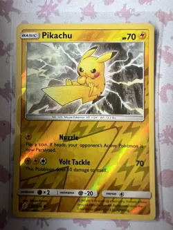 Pokemon TCG Pikachu Cosmic Eclipse 66/236 Reverse Holo Common - Image 1