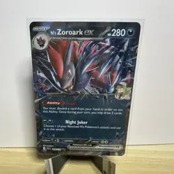 Pokemon N's Zoroark EX 098/159 Double Rare Holo Stage 1 Sv09: Journey Together - Image 1