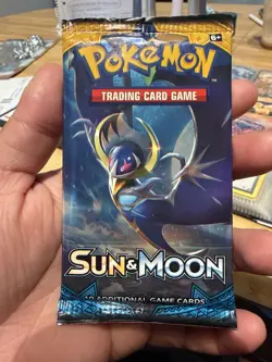 Pokemon Sun And Moon Base Set Booster Pack SEALED Official TCG - Image 1