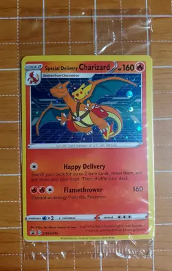 Special Delivery Charizard SWSH075 Pokemon Center Promo Sealed - Image 1