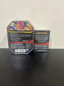Pokemon TCG Mega Chraizard X ex Tin + Mega Evolution Booster Bundle (Brand New) - Image 3