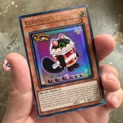 Cupsy Yummy JUSH-EN016 Ultra Rare Yugioh Justice Hunters - Image 1