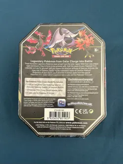 2023 Pokemon TCG: Galarian Articuno Crown Zenith Tin Factory Sealed - Image 3