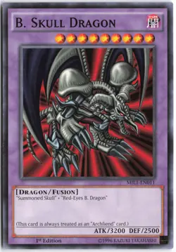 Yugioh - B. Skull Dragon MIL1-EN011 1st Edition - Millennium Pack - Image 1
