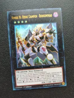 Yu-Gi-Oh - NUMBER 86: HEROIC CHAMPION RHONGOMYNIAD - LEHD-ENC37 - Image 1