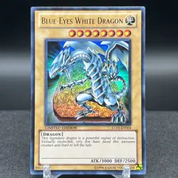 Blue Eyes White Dragon LC01-EN004 Limited Edition Ultra Rare Yugioh Card - Image 1