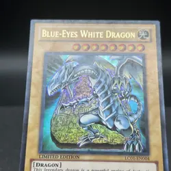 Blue Eyes White Dragon LC01-EN004 Limited Edition Ultra Rare Yugioh Card - Image 4