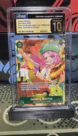 One Piece Jewelry Bonney Prb02-004 CGC PRISTINE 10 Alternate Art - Image 1
