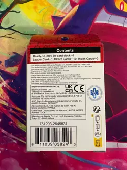 Super Pre Release Deck ST01 Straw Hat Crew Sealed One Piece Sealed 1st Edition - Image 4