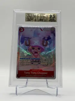 Bandai One Piece Tony Tony.Chopper Two Legends OP08-007 Alt Art SR Foil BGS 9.5 - Image 1