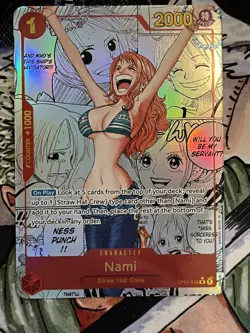 Nami OP01-016 Manga Rare Premium Booster The Best PRB One Piece Card English - Image 1
