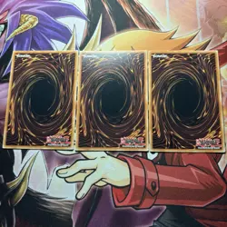 Yugioh! Playset 3x Danger!U TsuchinokoU Platinum Secret Rare RA04-EN126 1st Ed. - Image 2