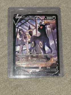 Umbreon V Full Art Single Strike Holo Rare Pokemon TCG Card - Image 1