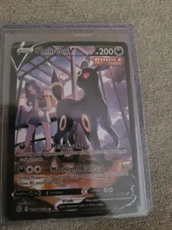 Umbreon V Full Art Single Strike Holo Rare Pokemon TCG Card - Image 2