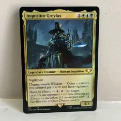 Inquisitor Greyfax 173 FOIL - MTG Card Magic the Gathering Warhammer 40k NM - Image 1