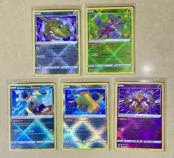 Pokemon TCG 5 Card Radiant Lot Alakazam Jirachi And More - Image 1