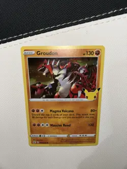 Pokemon Card Groudon 017/25 Holo Rare Celebrations 25th anniversary TCG NearMint - Image 3