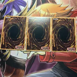 Yugioh! Playset 3x Mokey Mokey Platinum Secret Rare - RA04-EN126 1st Edition EN - Image 2