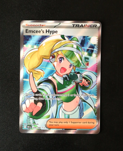 Pokemon Card TCG - Emcees Hype 220/182 - Destined Rivals - Ultra Rare - NM ⭐ - Image 1