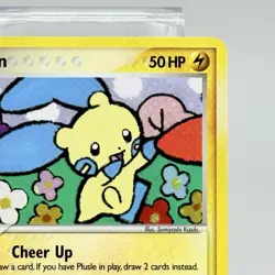 Pokemon Minum 4/17 Holo Card Pop Series 3 Vintage MP+ - Image 3
