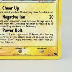 Pokemon Minum 4/17 Holo Card Pop Series 3 Vintage MP+ - Image 4
