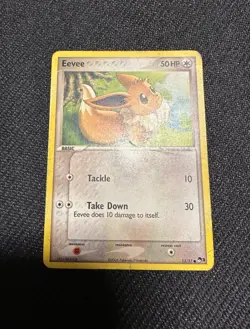 Pokemon Eevee 13/17 Non-Holo Card Pop Series 3 - Image 1