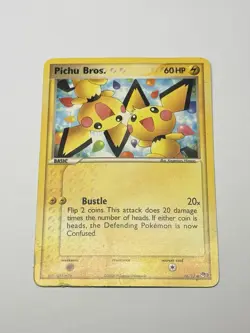 Pokemon Non-Holo PICHU BROS. Card POP SERIES-3 Set 16/17 Common PROMO HP/MP - Image 1