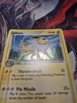 Jolteon 3/17 Holo Rare Pop Series 3 Pokemon Card - MP - Image 2